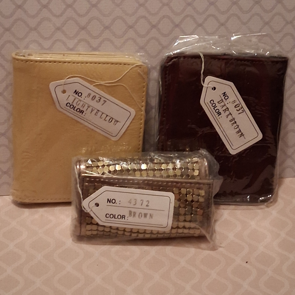 Womens Vegan leather Wallet Bundle NEW IN PACKAGE